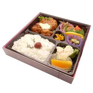 手作り甘酢マヨ唐揚弁当