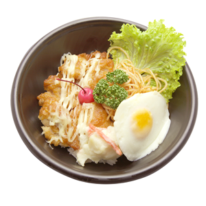 唐揚ロコモコ