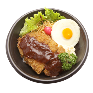 とんかつロコモコ