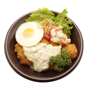 チキンカツロコモコ